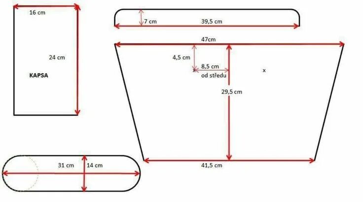 Пошив своими руками выкройки Pin su SEWING Borse da cucire, Modelli di borsa da cucire, Borse in feltro