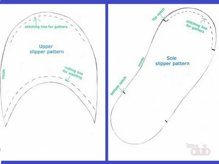 Пошив тапочек своими руками выкройка Pin on Тапочки Sewing slippers, Slippers pattern, Crochet rose pattern