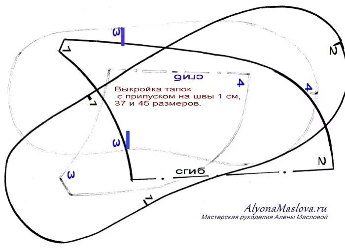 Пошив тапочек своими руками выкройка http://img1.liveinternet.ru/images/attach/c/7/97/343/97343915_large_Tapki_iz_voi