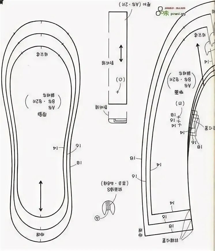 Пошив тапочек своими руками выкройка Fabric sewing patterns, Diy shoes, Shoe pattern