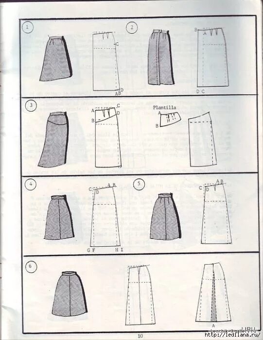 Пошив юбок своими руками выкройки Юбок много не бывает: коллекция выкроек, достойная внимания Patron jupe, Confect
