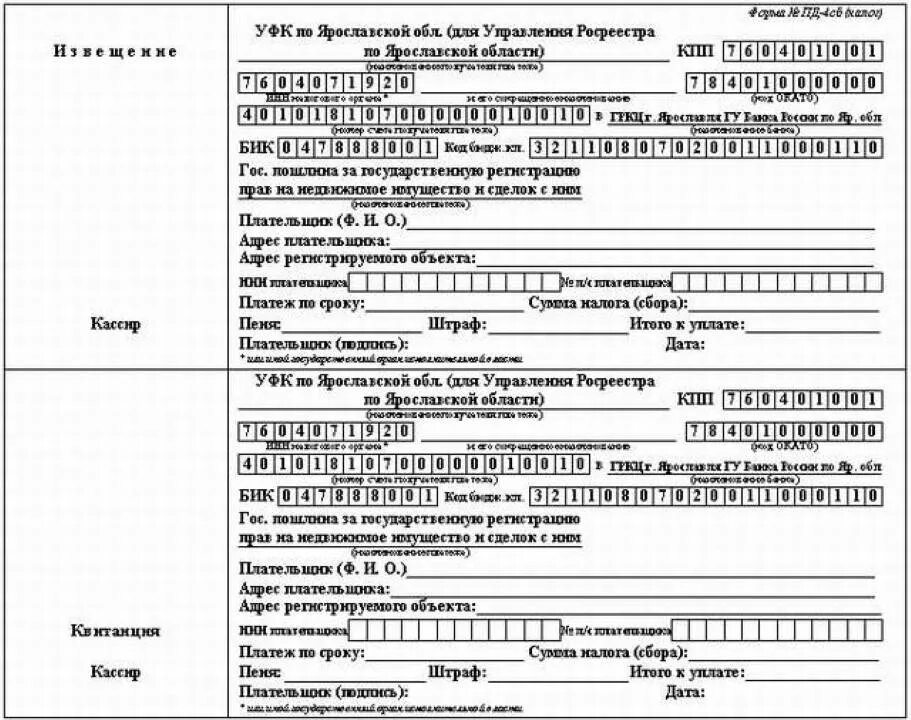 Пошлина на оформление квартиры Госпошлина при покупке земельного участка, за регистрацию права собственности на