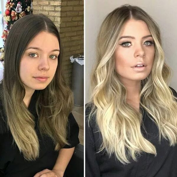 После светлого в темные волосы фото Mind Blowing Hair Transformation Before & After Photos - Gallery Hair makeover, 