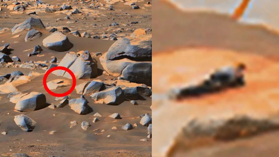 Последнее фото на земле Alien figure on Mars': Why people are saying an anonymous piece of rock is proof