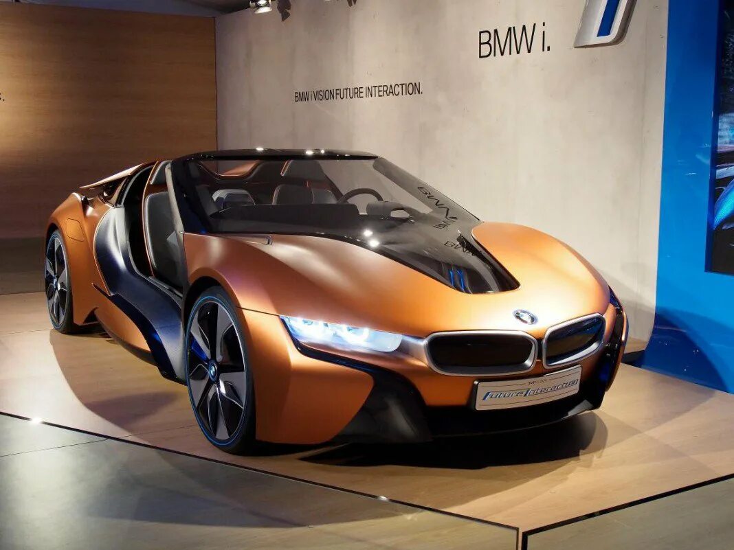 Последние модели машин фото BMW официально подтвердил запуск i8 Spyder в 2018