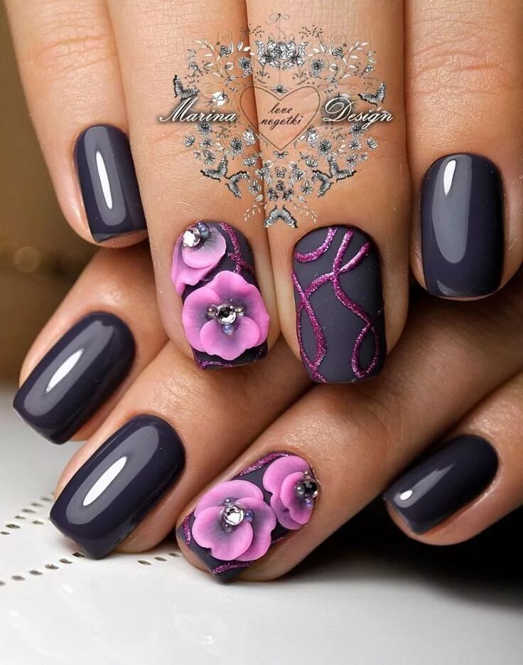 Последние новинки дизайна маникюра Pin on Маникюр Acrylic nail designs, Manicure, Nail designs