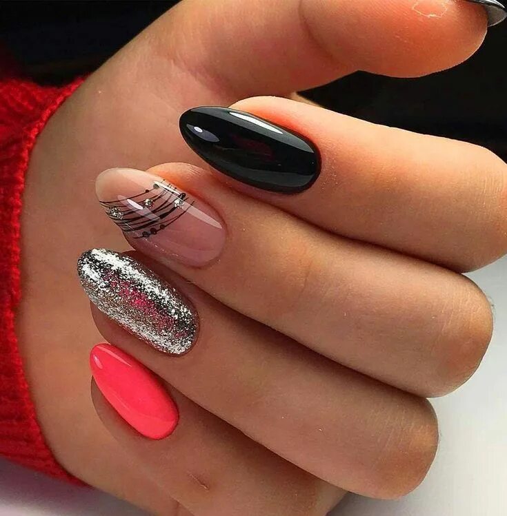 Последние новинки дизайна ногтей фото Top 55 Easy Nail Designs For Short Nails Simple nail designs, Bling acrylic nail