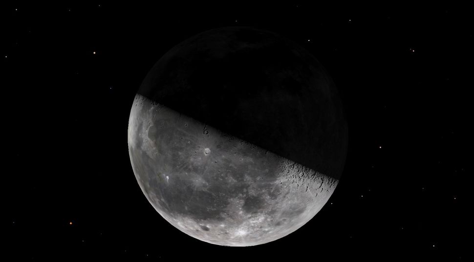 Последняя четверть луны фото See the moon in its half-lit last quarter phase tonight (Jan. 14) Space