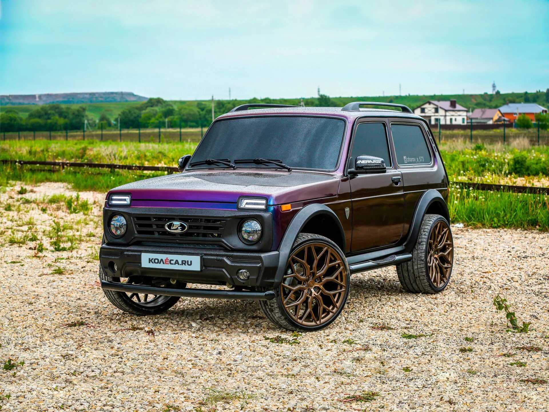 Последняя нива фото цена Колеса на ниву Что выбрать? - Lada 4x4 3D, 1,7 л, 1996 года колёсные диски DRIVE