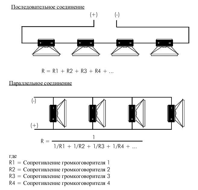 Последовательное подключение 4 динамиков CMSQ108 Apart - потолочный громкоговоритель: цена, фото, инструкция по подключен