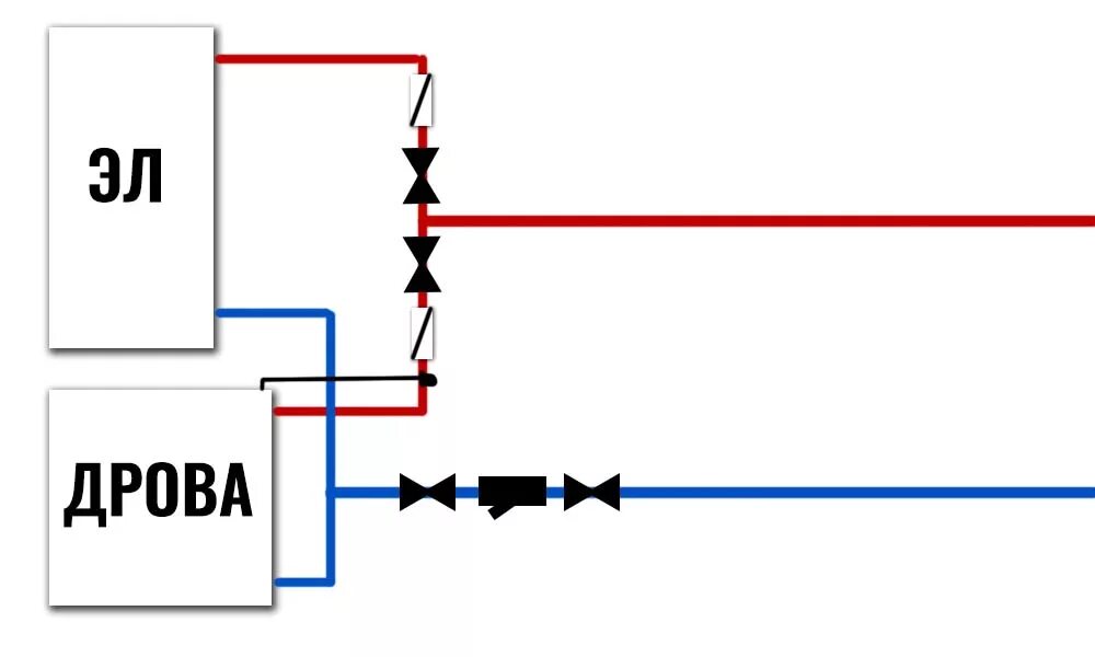 Последовательное подключение электрического котла Подключение двух котлов в одну систему отопления