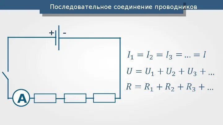 Последовательное соединение электрической цепи схема Электрические цепи. Последовательное и параллельное соединение проводников