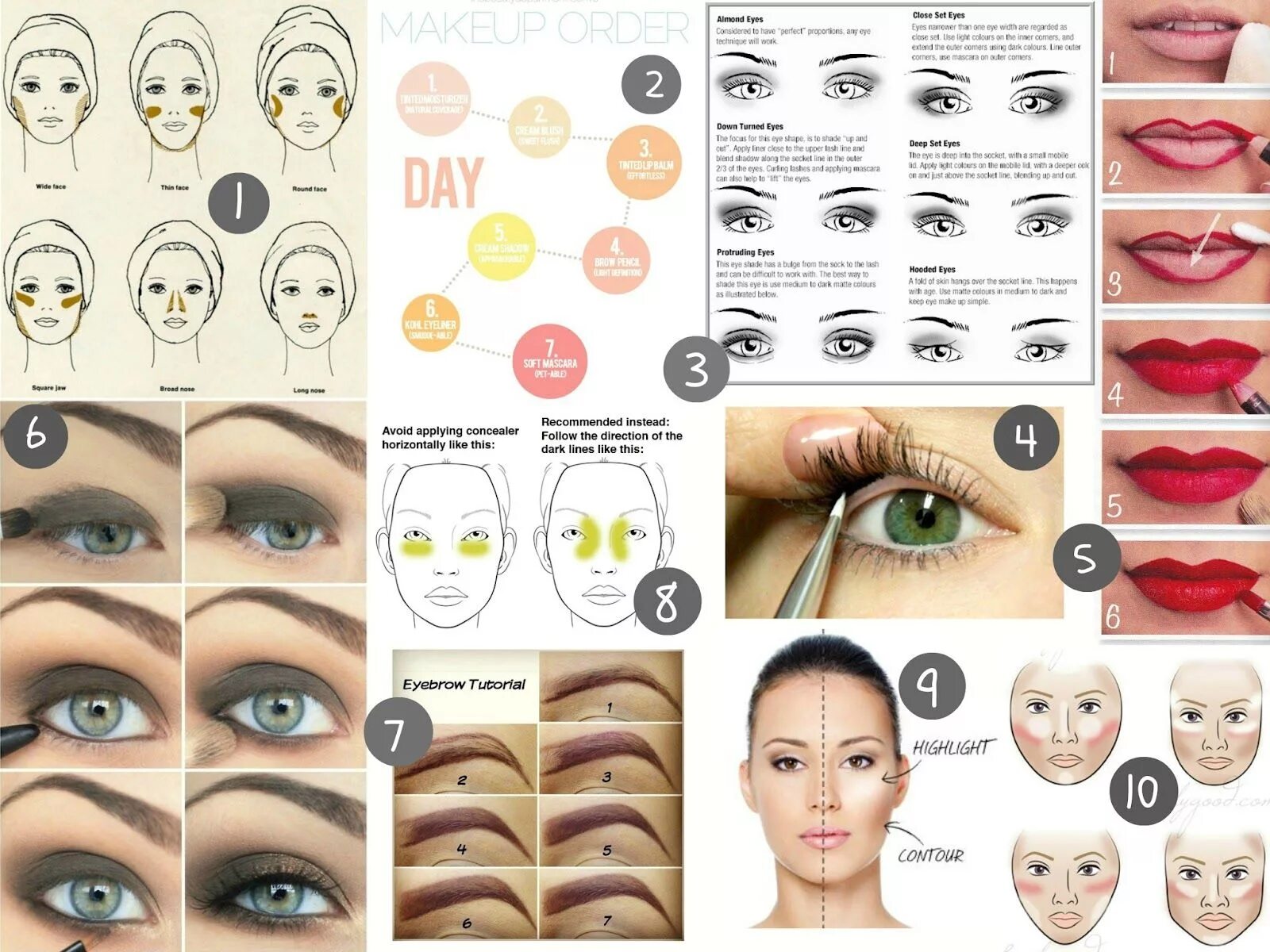 Последовательность макияжа makeup tips pinterest - TipsEgg