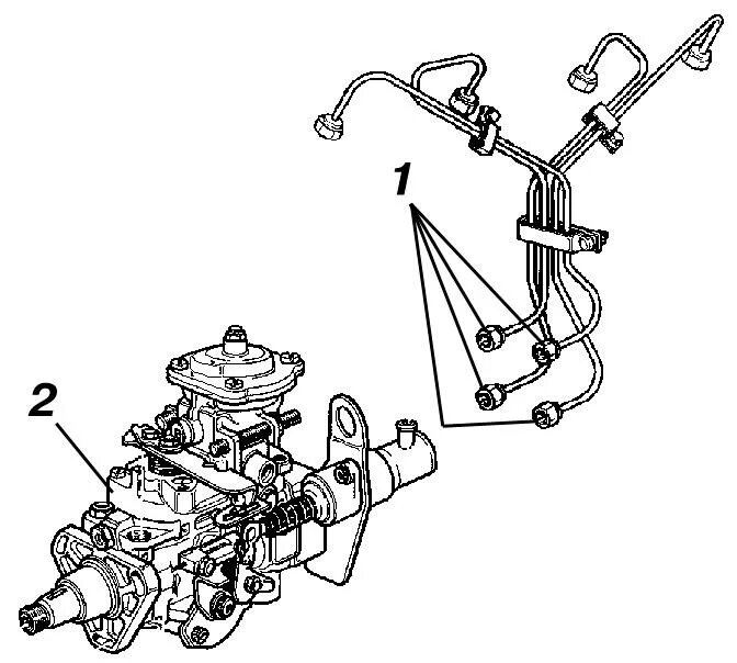 Последовательность подключения топливопровода тнвд двигатель 2 с Техническое обслуживание и ремонт автомобилей Уаз 3160 и его модификаций - Сборк