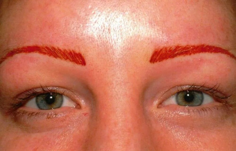 Последствия татуажа фото Permanent Eyebrow Tattooing for Redheads : Would You Do It?