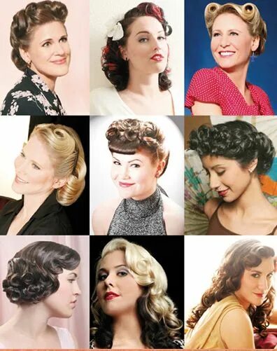 Послевоенные прически женские 40’s style hair tutorials Vintage hairstyles, Retro hairstyles, 1940s hairstyles