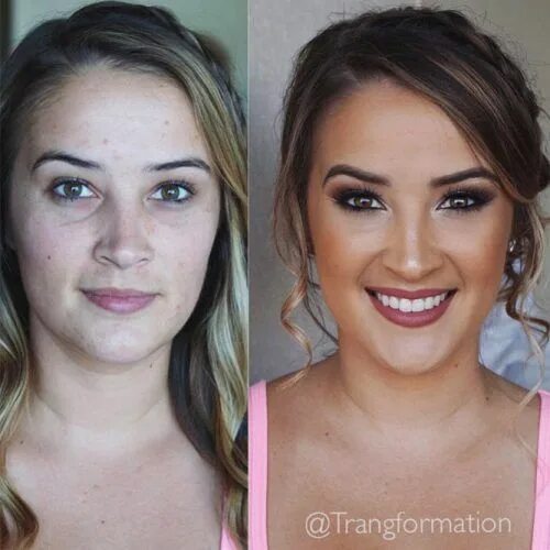 Посмертный макияж фото до и после 40+ Incredible Before And After Makeup Transformations Makeup transformation, Ma