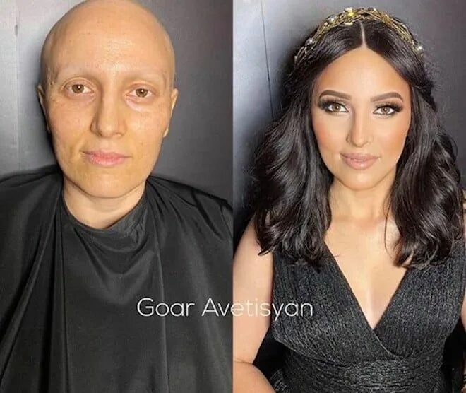 Посмертный макияж фото до и после These Jaw-Dropping Beauty Transformations By Goar Avetisyan Show the Insane Powe