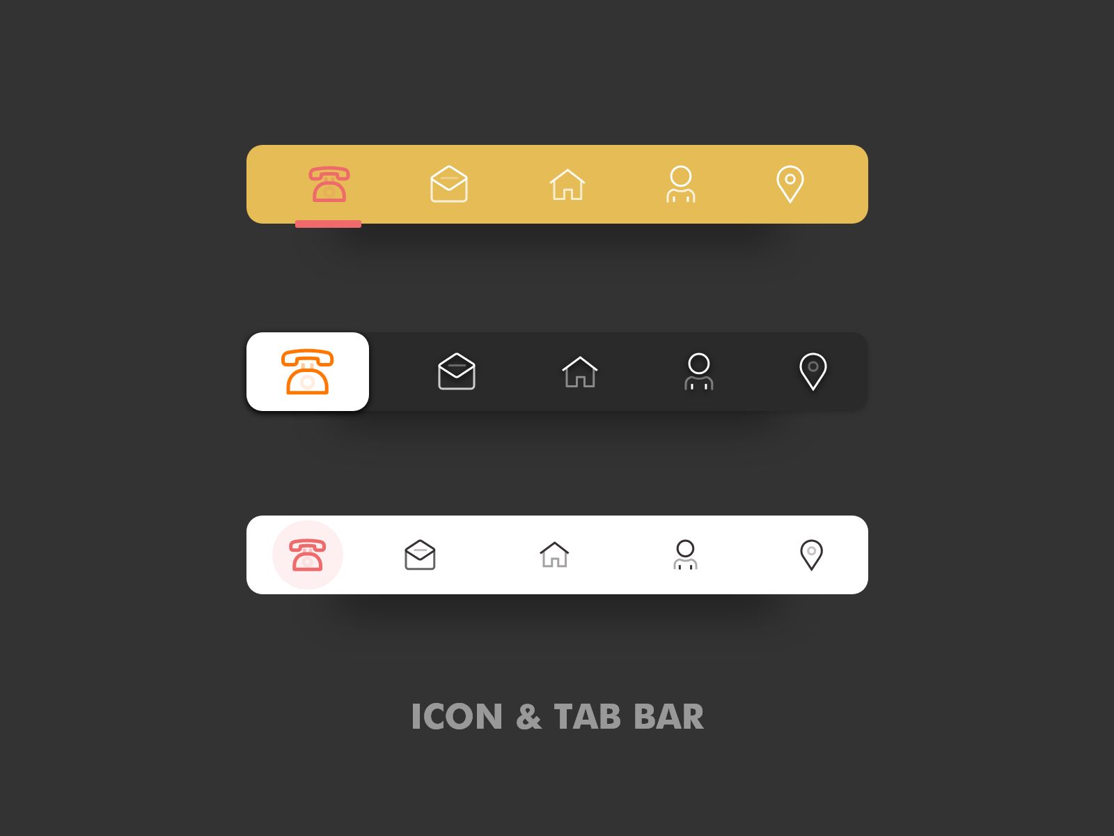 Посмотреть фото станции чад Tab Bar & Icon Design Ui kit by Sabeel Shaikh on Dribbble