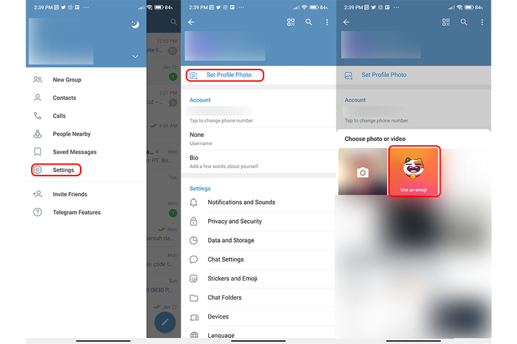 Посмотреть фото вк закрытый профиль телеграм Foto : Cara Bikin Foto Profil Telegram Bergerak Pakai Emoji dan Stiker Halaman 2