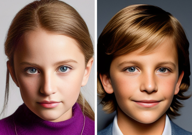 Посмотреть как будет выглядеть ребенок по фото We Used AI to See What Our Favorite On-Screen Couples' Kids Would Look Like, and