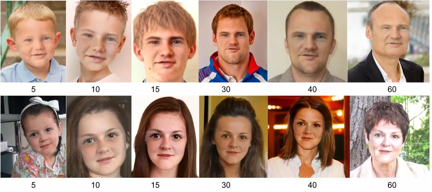 Посмотреть какие будут дети по фото родителей Dreambit Age Progression IMAGE EurekAlert! Science News Releases