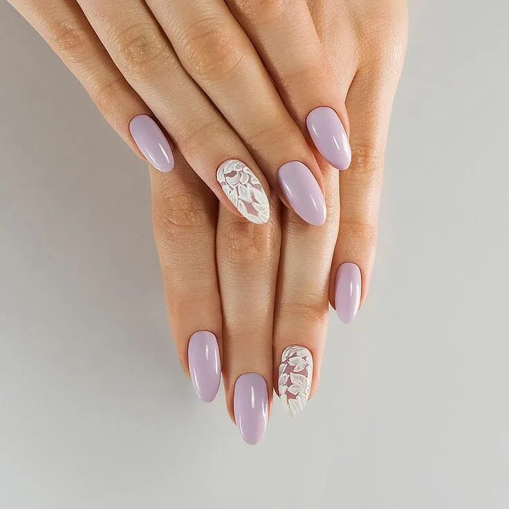 Посмотреть красивый маникюр на среднюю длину Spring Manitiul ● Semilac Idées manucure, Ongles vernis, Ongles amande