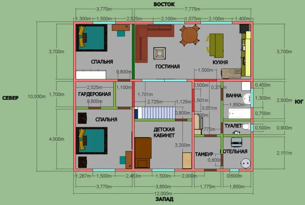 Посмотреть планировку дома по адресу Как рассчитать мощность газового котла: формулы и примеры