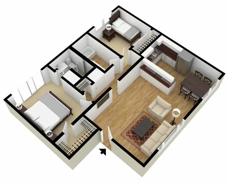 Посмотреть планировку квартиры онлайн 2 br 2ba floorplan - Google Search Apartment floor plans, House plans, House flo