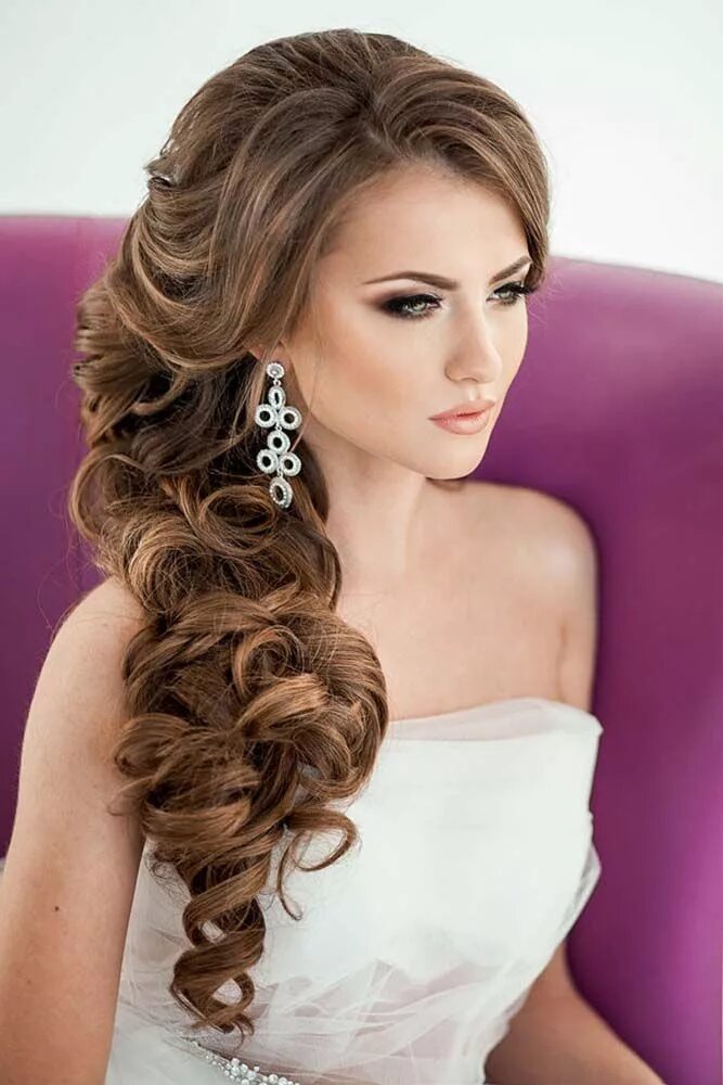 Посмотреть прически на длинные волосы Wedding Hairstyles For Long Hair: 100+ Ideas All Hair Types Свадебные прически, 