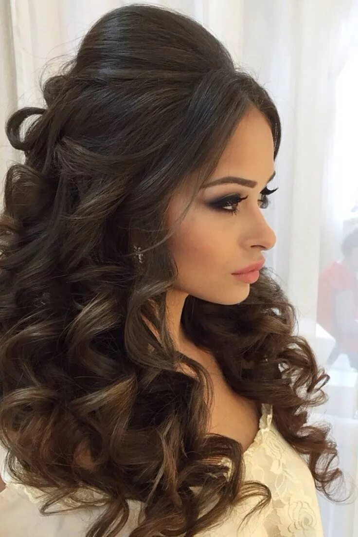 Посмотреть прически на длинные волосы HAIRCUT Ideas Wedding hairstyles for long hair, Quince hairstyles, Long hair sty