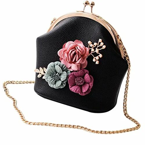 Посмотреть сумочки Купить женские кошельки QINMM QinMM Womens Fashion Handtasche Schulter Stereo Bl