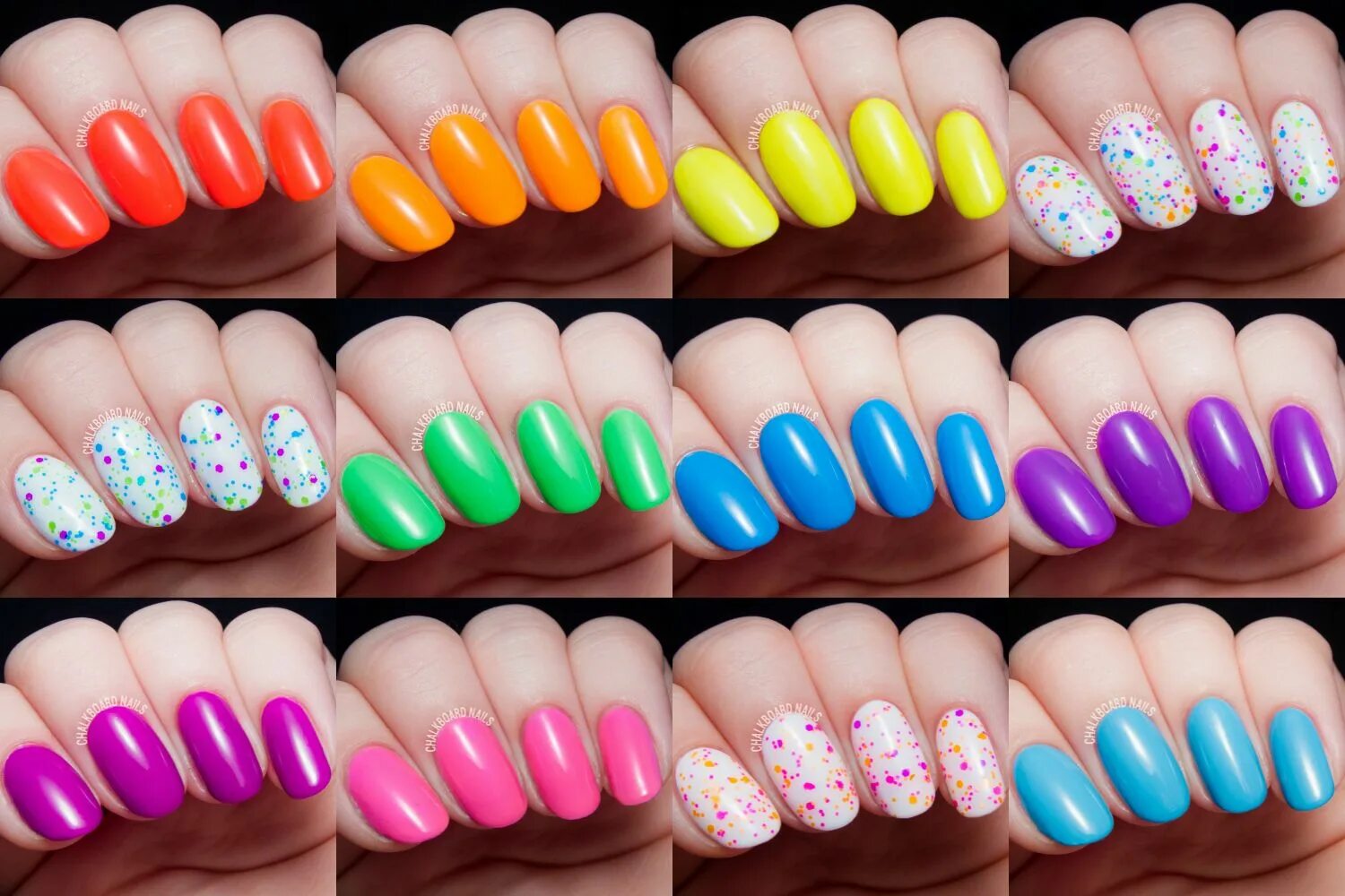 Посмотреть цвета маникюра China Glaze Electric Nights for Summer 2015 Swatch and Review Summer nails color