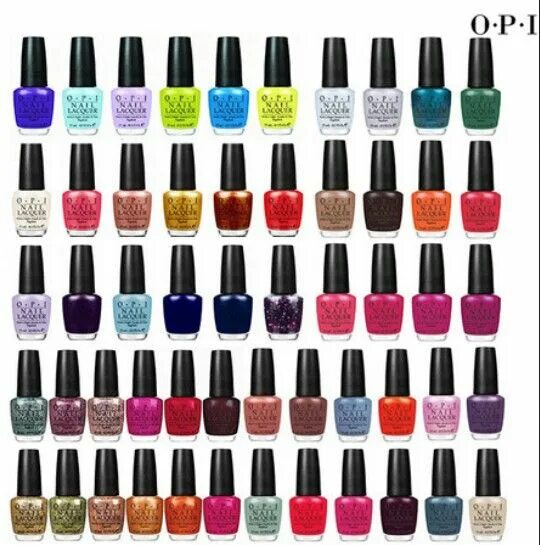 Посмотреть цвета маникюра OPI color chart. Opi nagellak, Diy pedicure, Nagelkleur