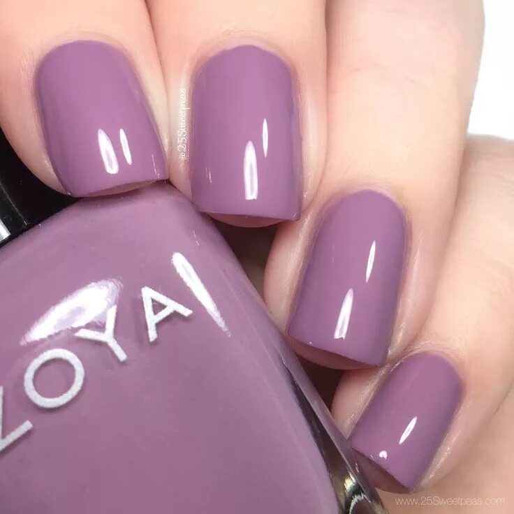 Посмотреть цвета маникюра Zoya Thrive Spring 2018 25 Sweetpeas Zoya nail, Nail polish colors, Zoya nail po