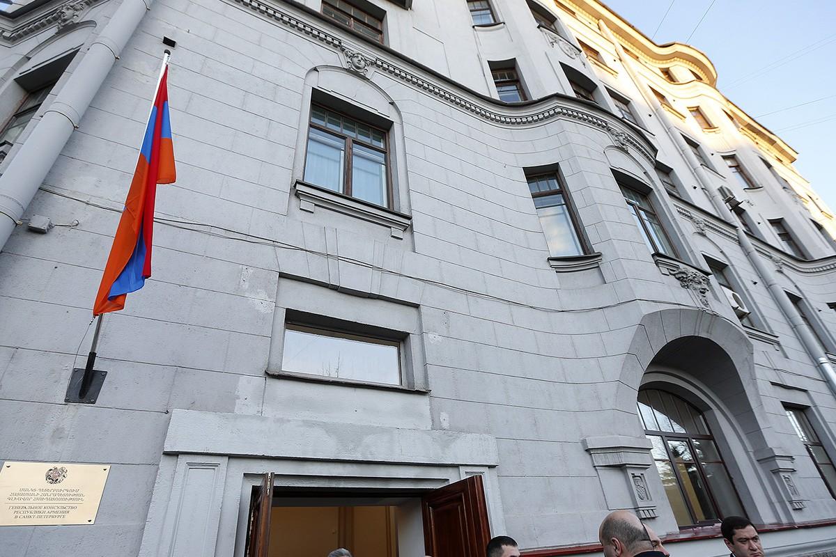 Посольство республики армения ул бумажкова 50 фото Pashinyan Attends Inauguration of New Armenian Consulate Building in St. Petersb