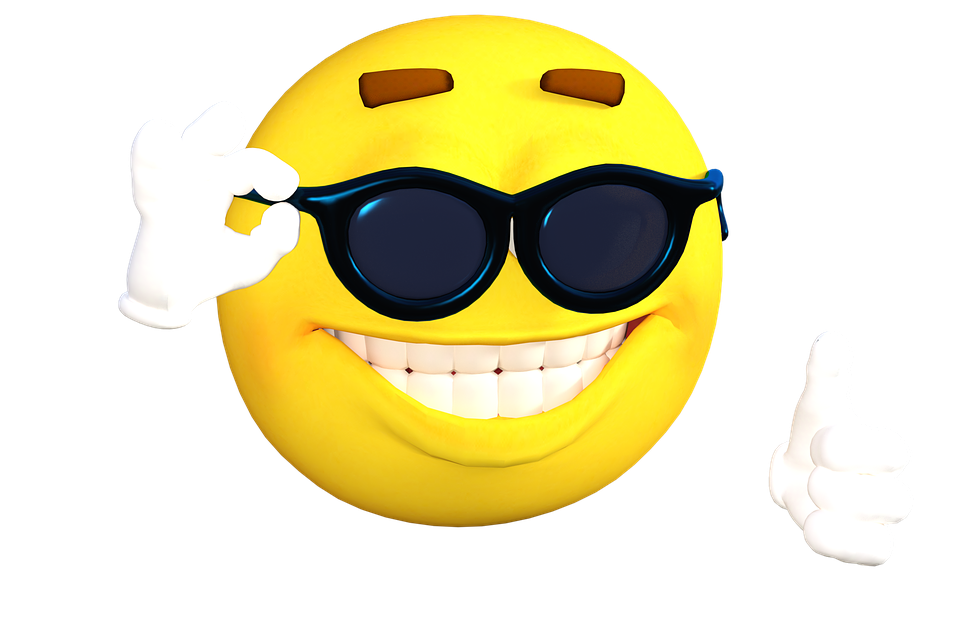 Поставить смайлик на лицо на фото Майстерня Steam::cool emoji guy