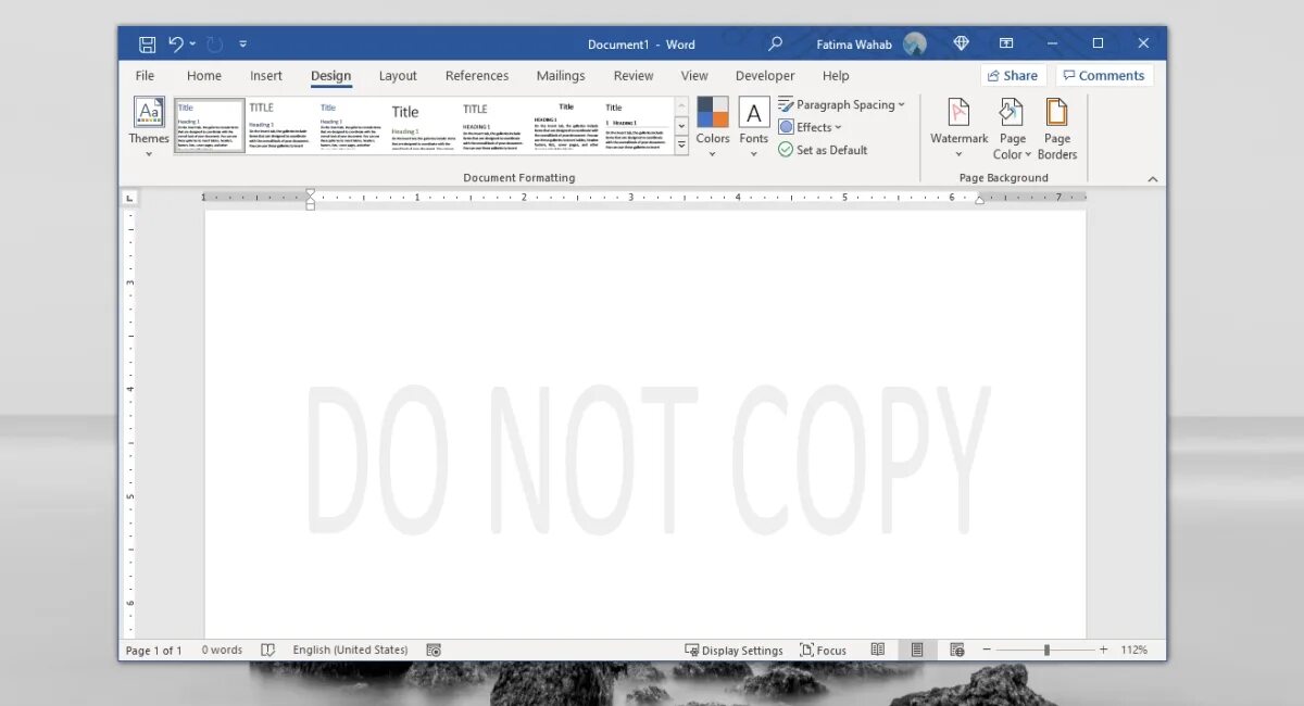 Поставить вводный знак на фото How to remove watermark in Microsoft Word