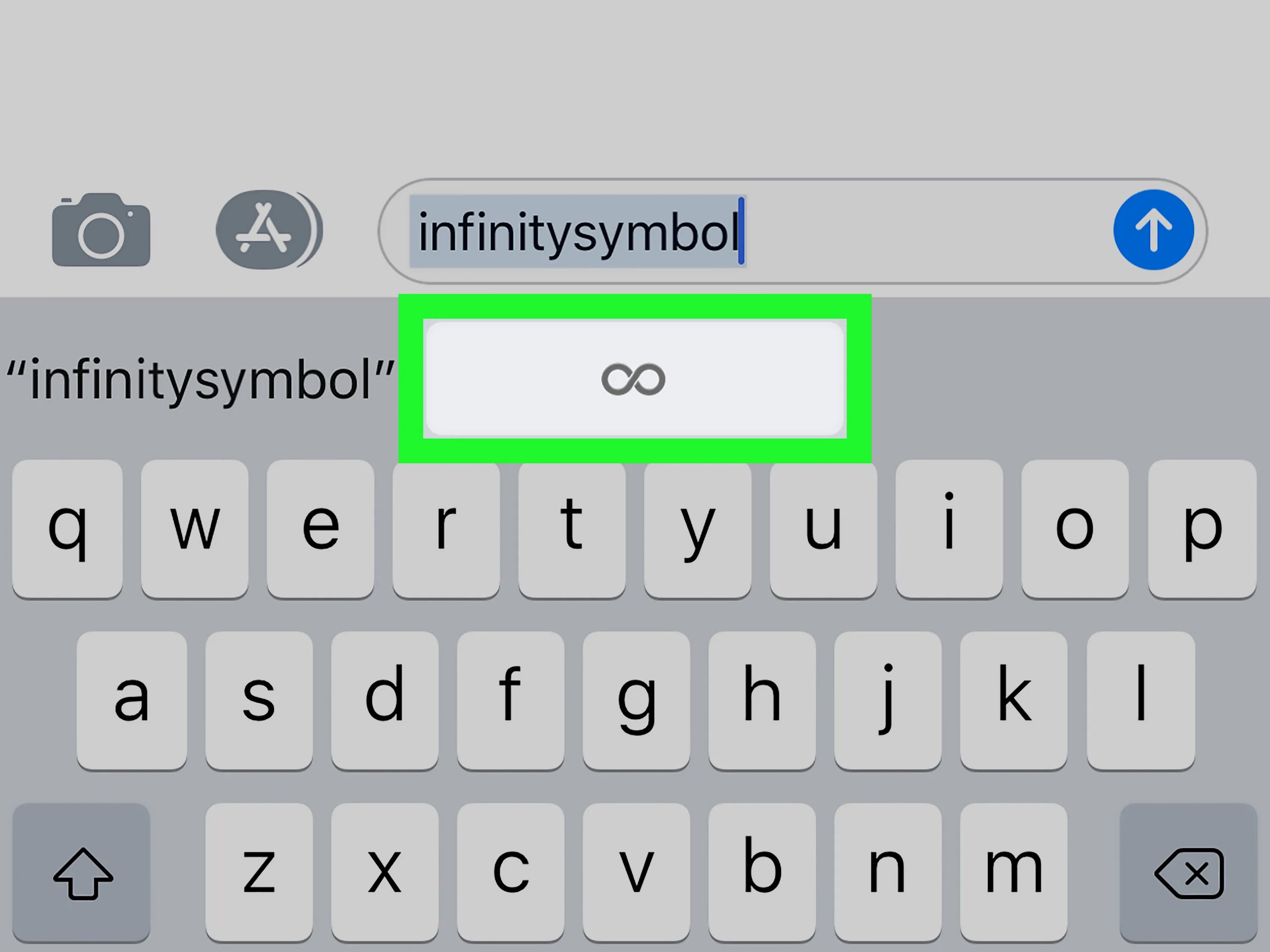 Поставить знак на фото онлайн 4 Ways to Make the Infinity Symbol on an iPhone - wikiHow