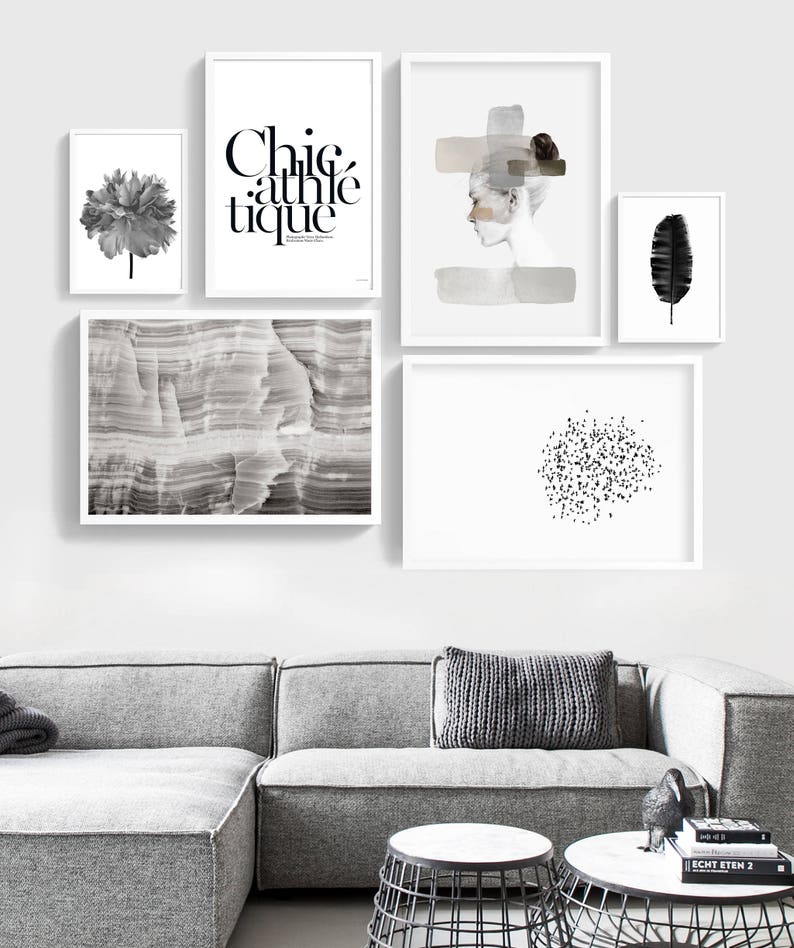 Постеры на стену для интерьера распечатать Woman art print living room art female print Abstract Wall Etsy