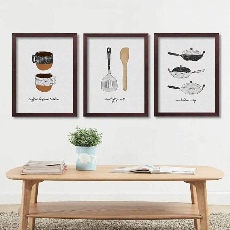 Постеры в интерьере кухни Kitchen Food Posters And Prints Wall Art Canvas Painting Cuadros Pictures Wall P