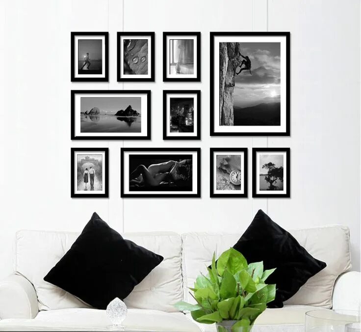 Постеры в рамках на стену для интерьера Quadros Frames on wall, Photo frame decoration wall, Photo frame wall