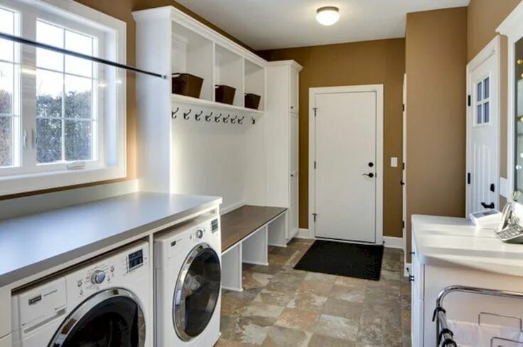 Постирочная комната в частном доме планировка Laundry Mudroom (Laundry Mudroom) design ideas and photos Laundry room bathroom,