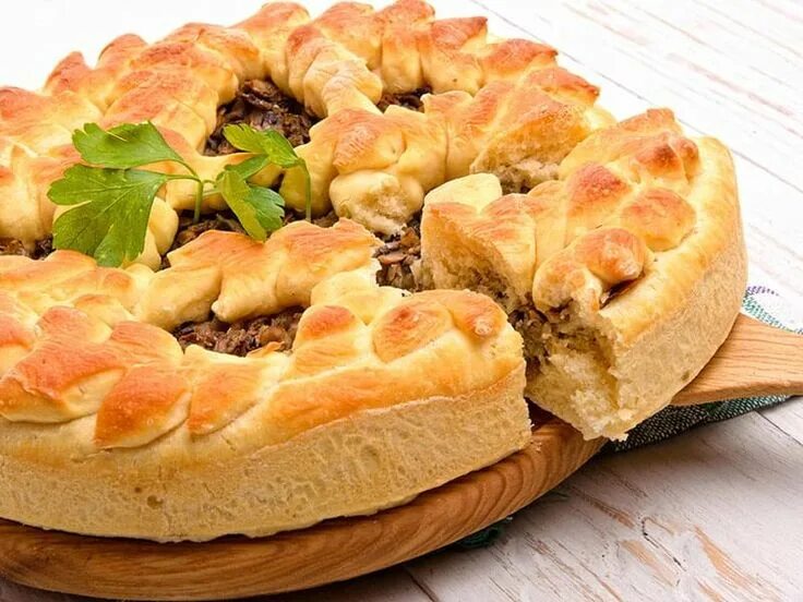 Постные пироги рецепты с фото простые Recettes Tourtière sans viande SOSCuisine Receta