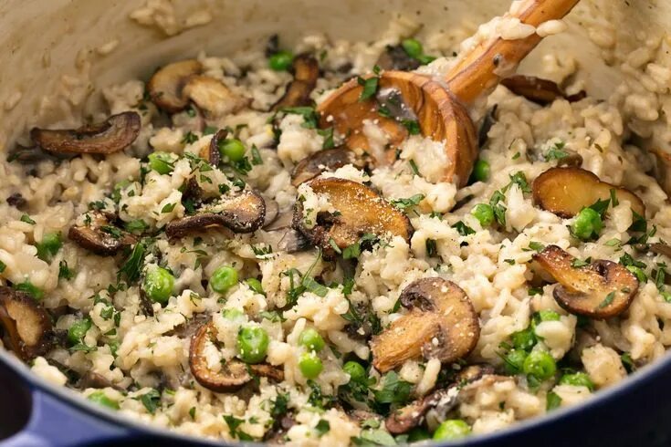 Постный рецепты с фото грибы This Risotto Is WAY Easier To Make Than You'd Think Recipe Risotto recipes, Mush