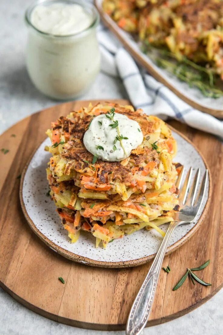 Постный завтрак рецепты с фото простые Root Vegetable Pancakes Recipe Vegetable pancakes, Savory breakfast, Real food r