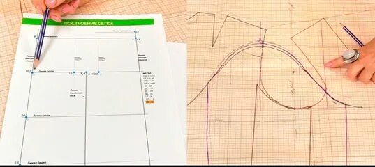 Построение базовой выкройки 10 мерок бесплатно Крой по меркам