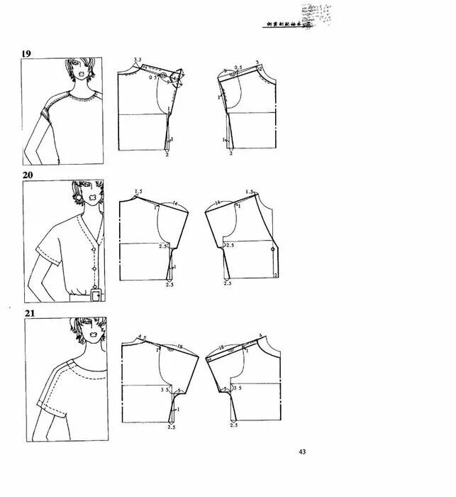 Построение спущенного рукава на выкройке основе Картинки по запросу спущенное плечо выкройка Выкройки, Рукава, Шитье