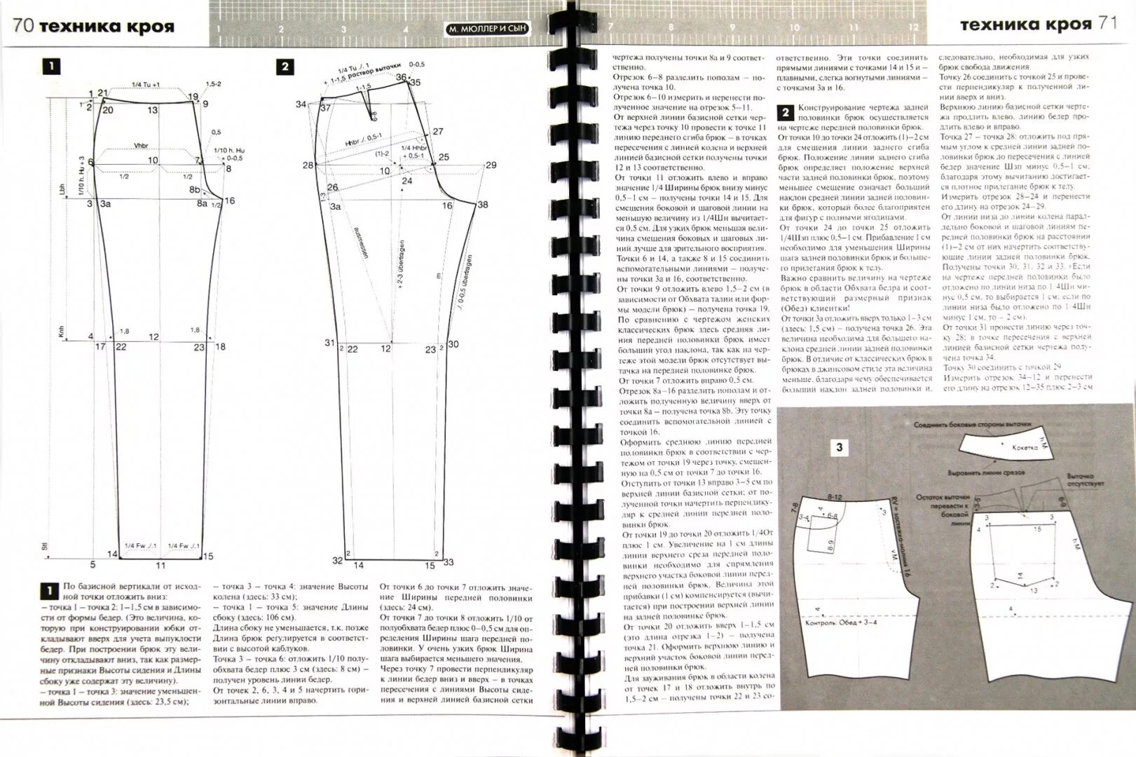 Построение выкройки брюк по мюллеру Сборник "М. Мюллер и сын". Техника кроя. 2006 г. Резниченко Ольга - купить книгу