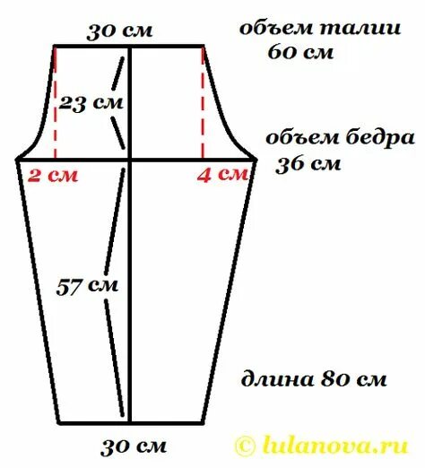 Построение выкройки детских брюк на резинке Идеи на тему "Выкройки" (30) выкройки, шитье, выкройки одежды